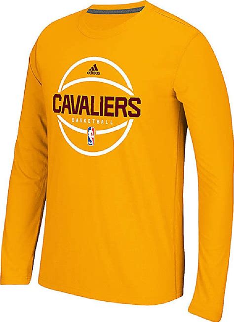 Cleveland Cavaliers Adidas Gold Pre Game Slimmer Fit Ultimate Synthetic