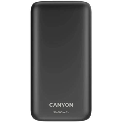 Powerbank Canyon 30000MAH 20W Qara / CNE-CPB301B Qiyməti, Kreditlə satışı