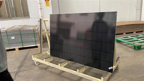 W Full Black Topcon Mm Bifacial Glass Monocrystalline Solar Panel