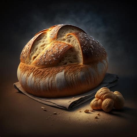 Premium Photo Bread Illustration Ai Generation