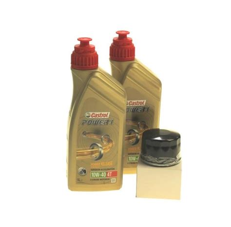 Kit De Vidange D Huile Litres Castrol Sae W Power T Avec