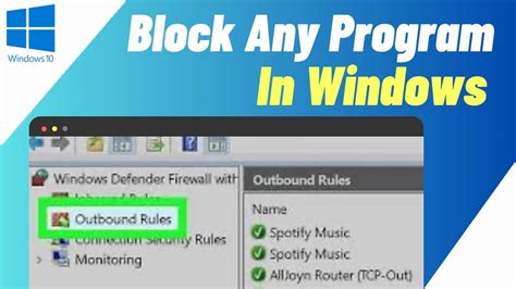 How To Block Internet Access For An App In Pc Block Internet Access