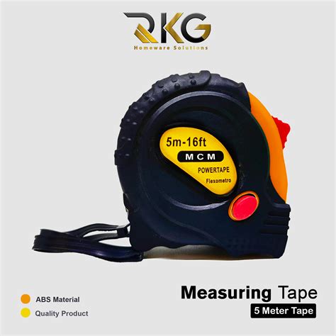 Meteran 5m Tukang Bangunan Roll 5 Meter 5 M Jaket Measuring Tape Rol