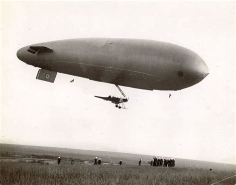 An Ss Class Airship Landing At The Naval Airship Station