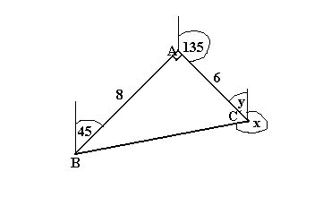 Bearings | gcse-revision, maths, trigonometry, bearings | Revision World