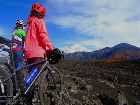 scouting  gravel bike routes conguillio national park chile