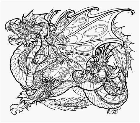 Dragon Coloring Pages For Adults Free - Dragon Coloring Pages For ...