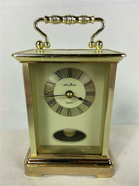 Seth Thomas Mantle Quartz Clock Desk Clock Charm Model No 243