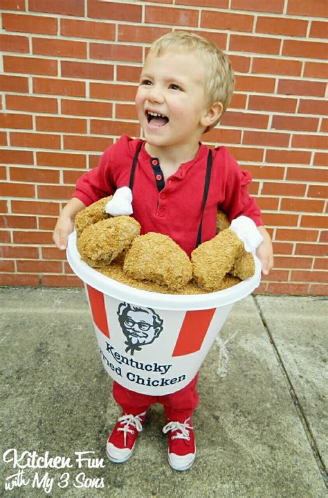 Our 2013 Homemade Kfc Kentucky Fried Chicken Costumes Kitchen Fun