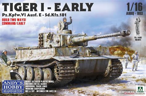 Tiger I Early Production Plastic Model Package