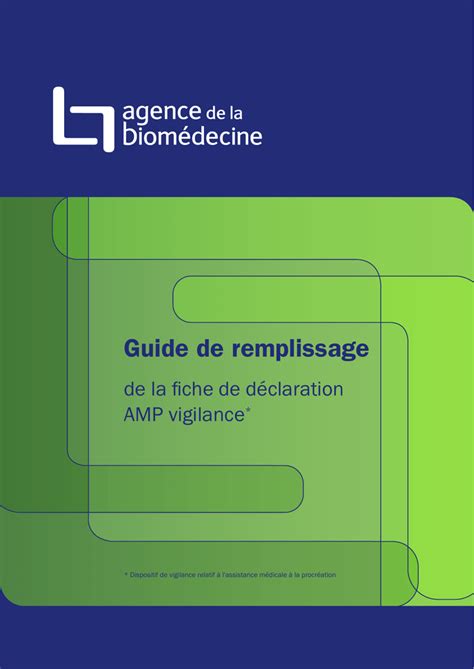 guide de remplissage de la fiche de déclaration vigilance