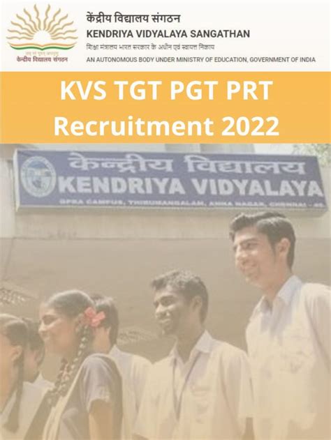 KVS TGT PGT PRT Recruitment 2022 13404 Vacancy Notification Latest