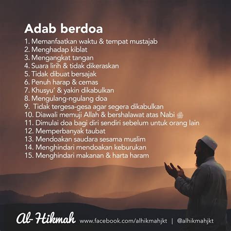 Adab Berdoa Kepada Allah Gongjang Web