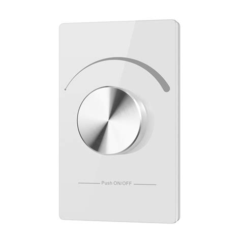 Wall Mount Rotary LED Dimmer Switch for Dimmable Strip Lights