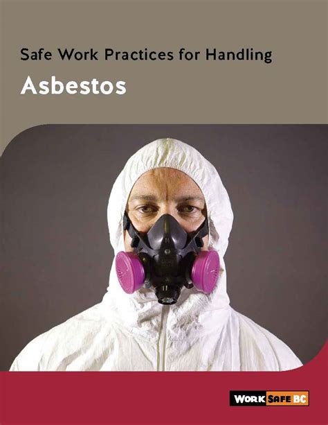 Safe Work Practices For Handling Asbestos Actsafe Safety Association