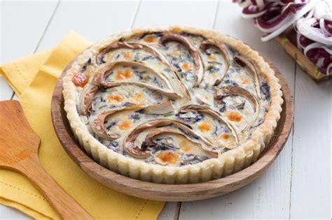 Savory Radicchio Tart Italian Recipes By Giallozafferano