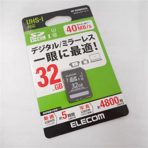 【新品】th853012 エレコム Elecom Sdhcメモリーカード 32gb Mf Dsd032gul Uhs 1 Sdカード 新品・未