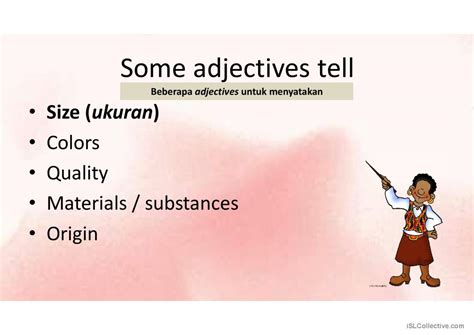 Adjectives Kata Sifat Esl Beginn… English Esl Powerpoints