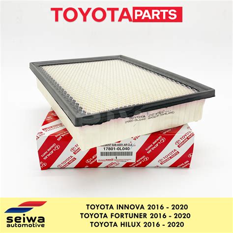 Toyota Fortuner Air Filter Toyota Innova