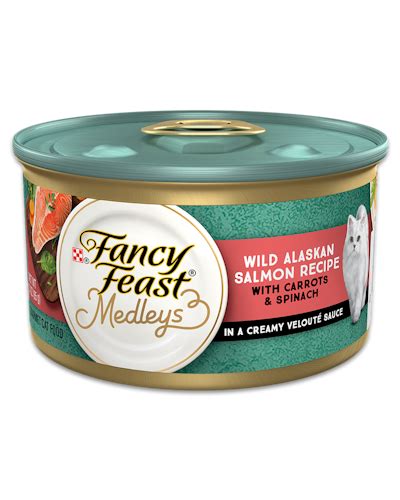 Fancy Feast Medleys Wild Alaskan Salmon Wet Cat Food Purina