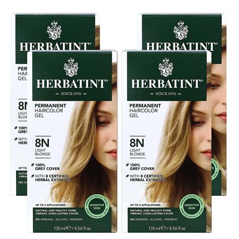 Amazon Herbatint Permanent Haircolor Gel 8N Light Blonde