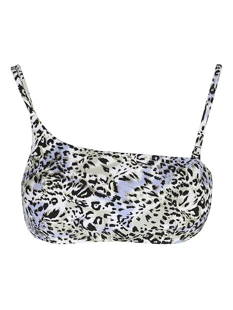 HOT STUFF Damen Bikinioberteil One Shoulder Bunt