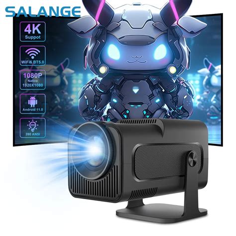 Salange Projector 4K HY320 Native 1080P Android 11 WIFI6 BT5 0 390ANSI