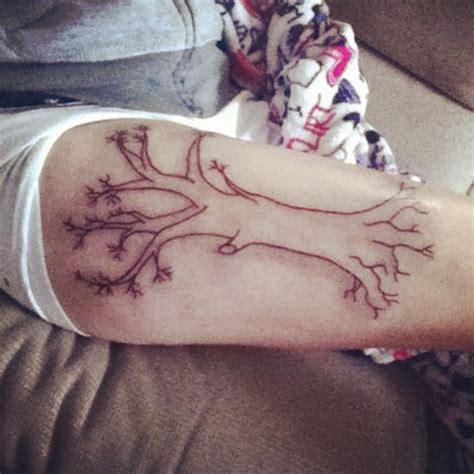 I love my tree tattoo | Tattoos, Tree tattoo, Watercolor tattoo