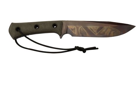 TRC Knives Apocalypse Apo Finish Elmax Green Canvas Micarta Survival