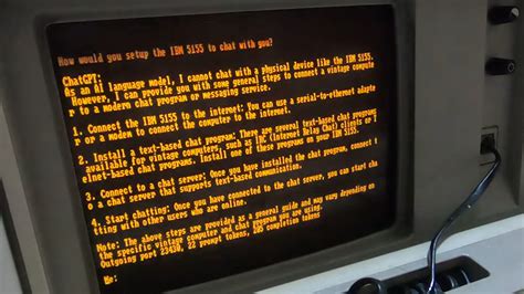 Програміст аматор написав клієнт Chatgpt для Ms Dos і запустив його на