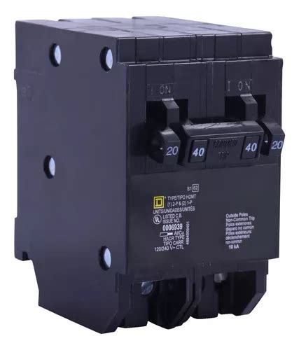 Square D By Schneider Electric Homt Cp Disyuntor Negro