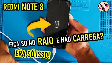 XIAOMI REDMI NOTE 8 fica só no raio e não carrega ERA SÓ ISSO