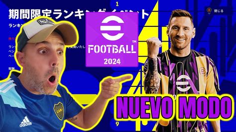 NUEVO MODO Para EFOOTBALL 2024 YouTube