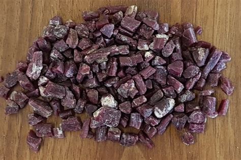 Pink Red Tourmaline Chips Energy In Balance