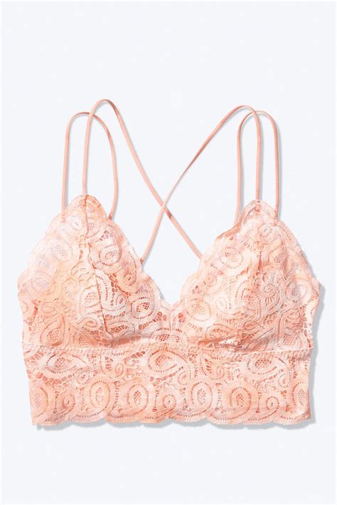 Buy Victorias Secret Pink Crochet Lace Bralette From The Victorias