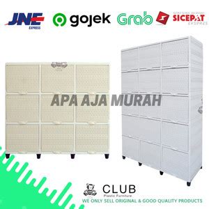 Jual Lemari Plastik Double Flip Susun Club Lemari Plastik Dcfr