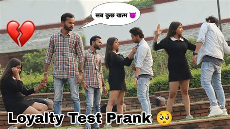 Loyalty Test Prank On Girlfriend Reaction Gone Emotional 😭 By Jasram Rathor Youtube