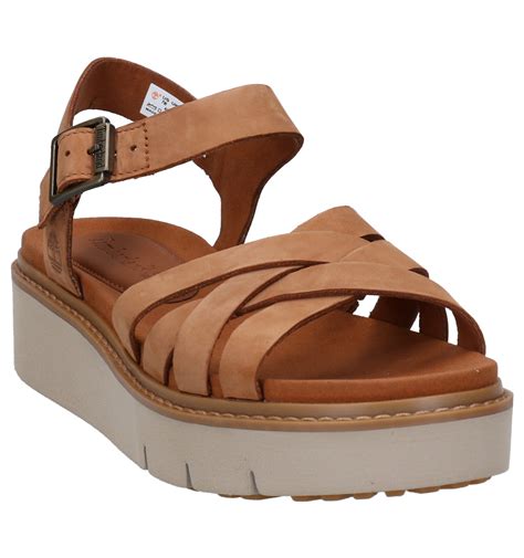 Timberland Safari Dawn Cognac Sandalen Torfsbe Gratis Verzend En