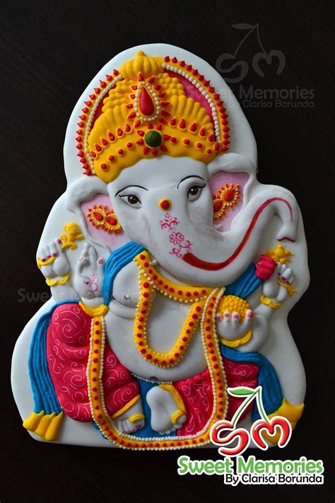 Ganesh Decorated Cookie By Clarisa Borunda Cakesdecor