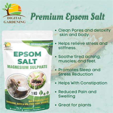 EPSOM SALT 1KG – Your Organic Products