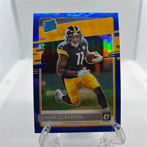 Chase Claypool Donruss Optic Blue Rated Rookie Ebay