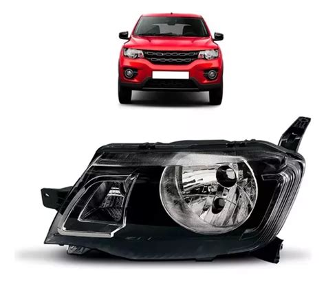 Par Farol Kwid 2017 A 2018 Manual Sem Friso Inferior Preto