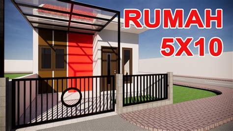 Detail Desain Rumah 5x10 Tanpa Garasi Koleksi Nomer 31