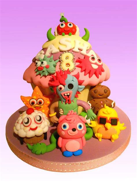 Moshi Monsters Decorated Cake By Bezmerelda CakesDecor