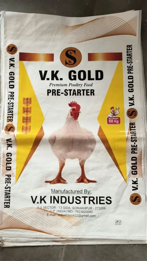 Crumb Kg Broiler Pre Starter Mess Poultry Feed Packaging Type Pp