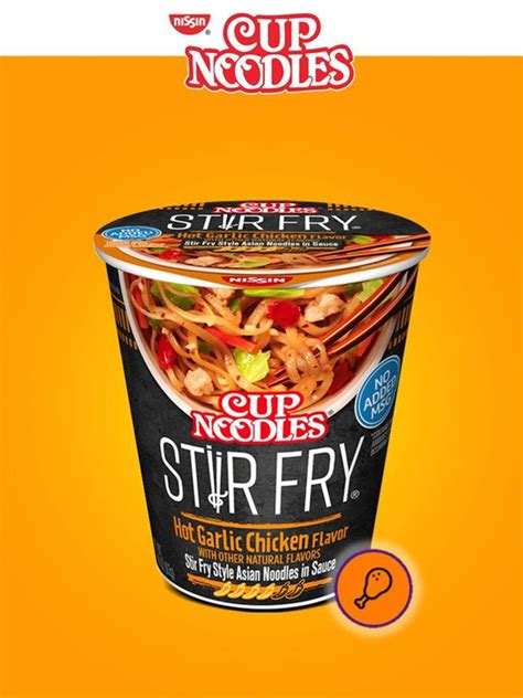 Nissin Cup Noodles Stir Fry Hot Garlic Chicken
