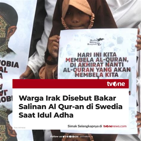 TvOnenews On Twitter Salinan Al Quran Dibakar Oleh Seorang Warga