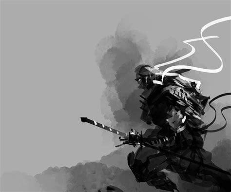 Artstation Samurai Crow Benedick Bana Samurai Crow Swordsman