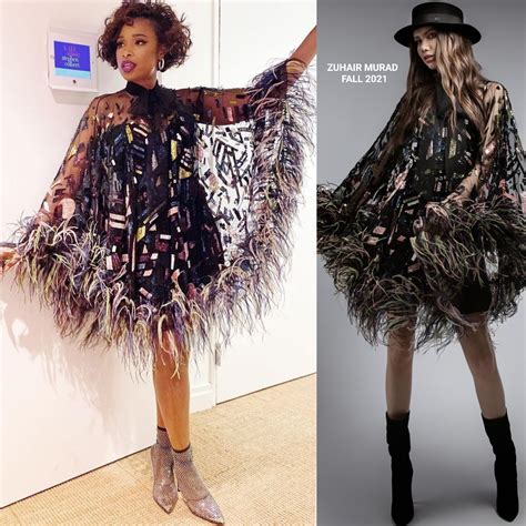 Instagram Style Jennifer Hudson In Zuhair Murad On The Late Show With