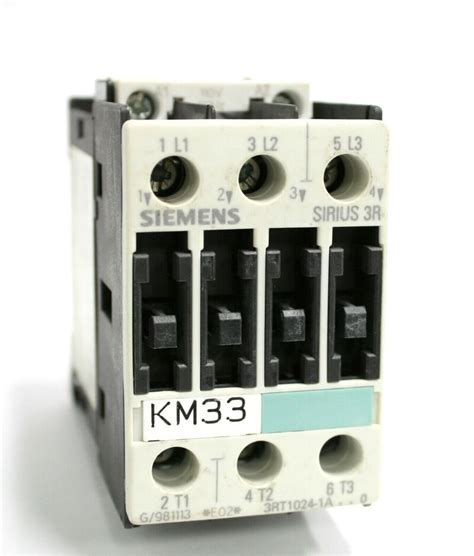Выбор контакторов Siemens Sirius 3RT1024-1A